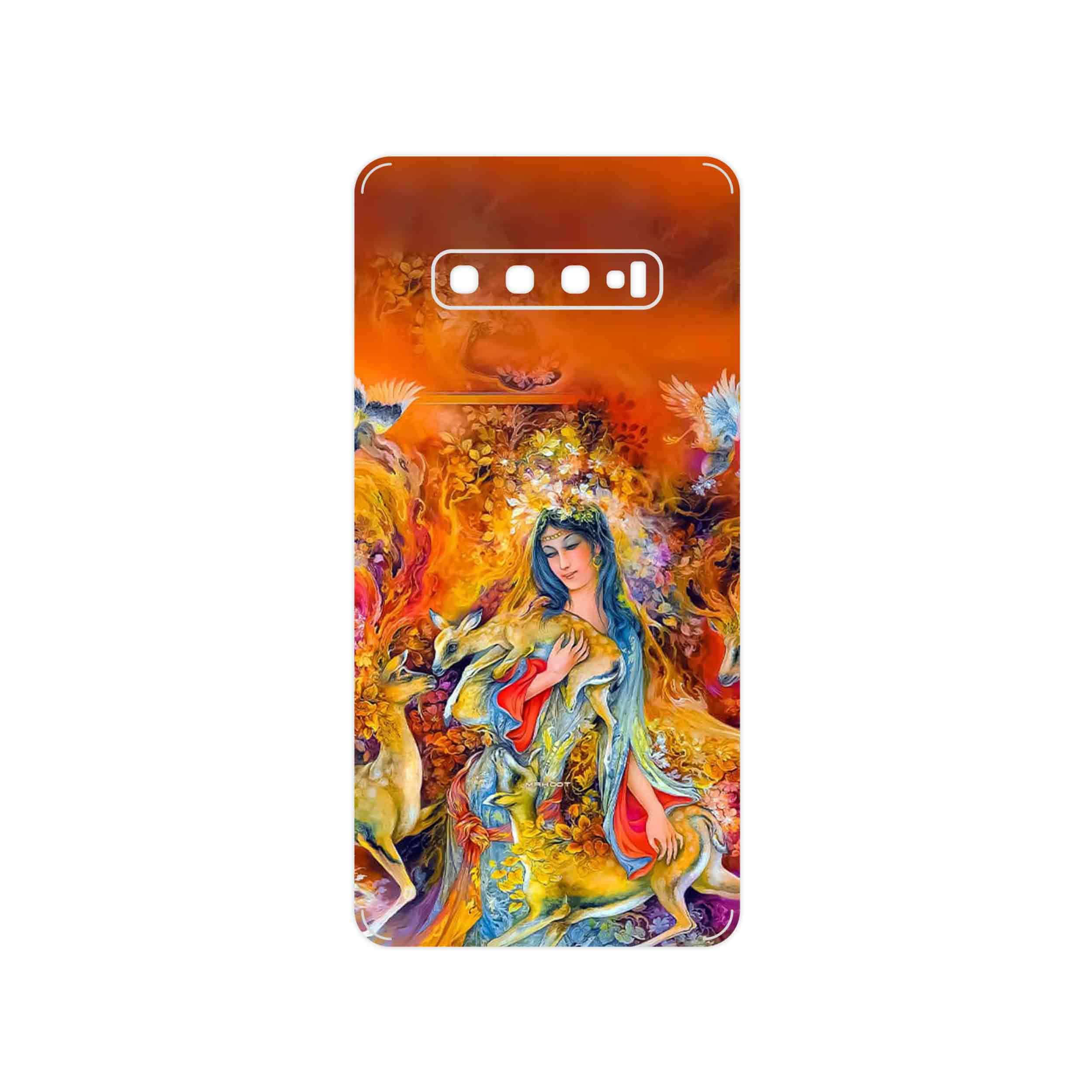 برچسب پوششی ماهوت مدل Persian miniature 2 مناسب برای گوشی موبایل سامسونگ Galaxy S10 Plus
