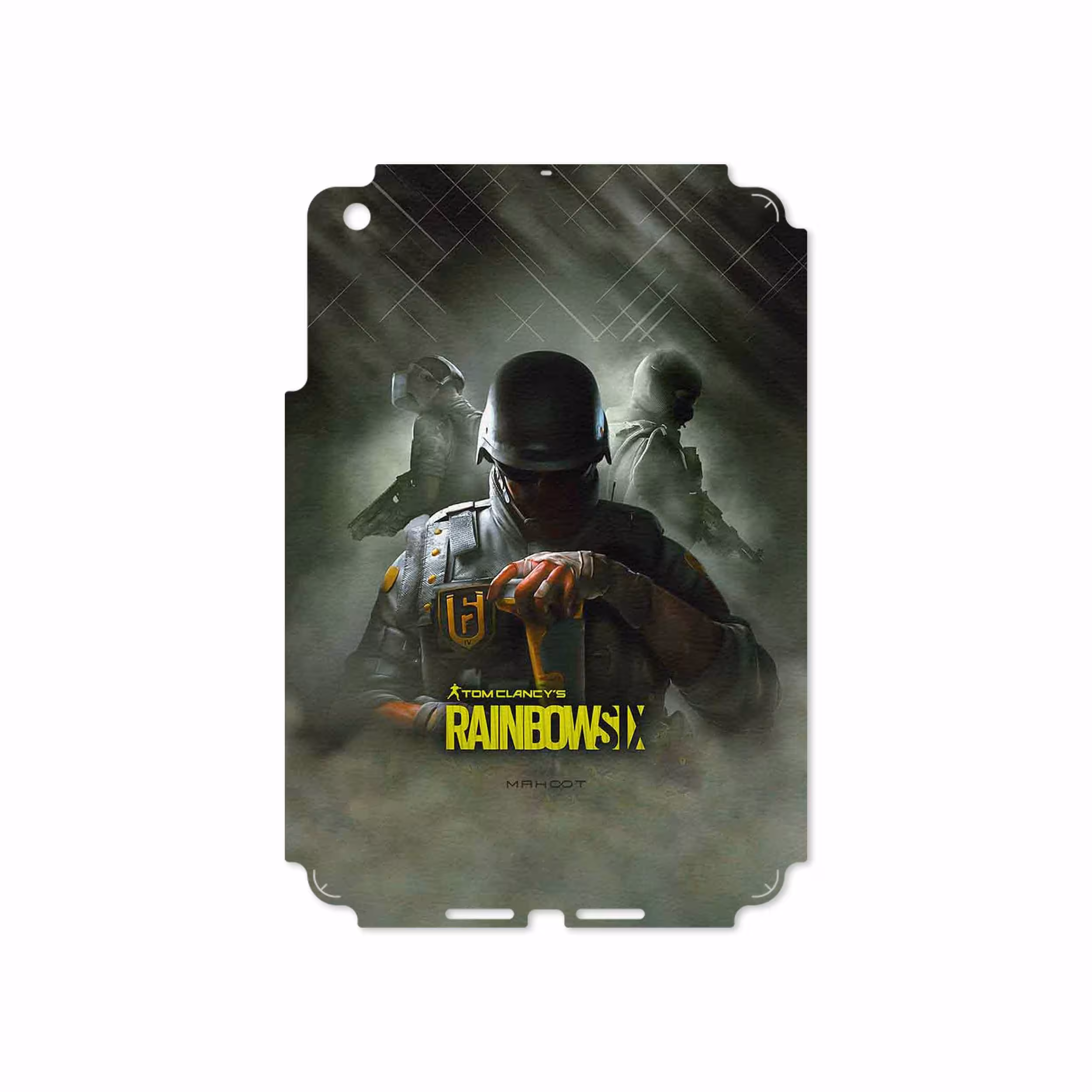 برچسب پوششی ماهوت مدل Rainbow-Six-Game مناسب برای تبلت اپل iPad mini 2012 A1455