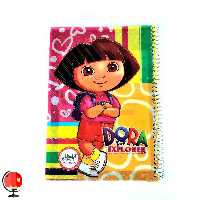 دفتر 80 برگ سیمی جلد طلقی اپادانا طرح دورا کد 23103