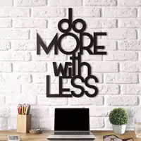 استیکر چوبی هوم لوکس طرح do More