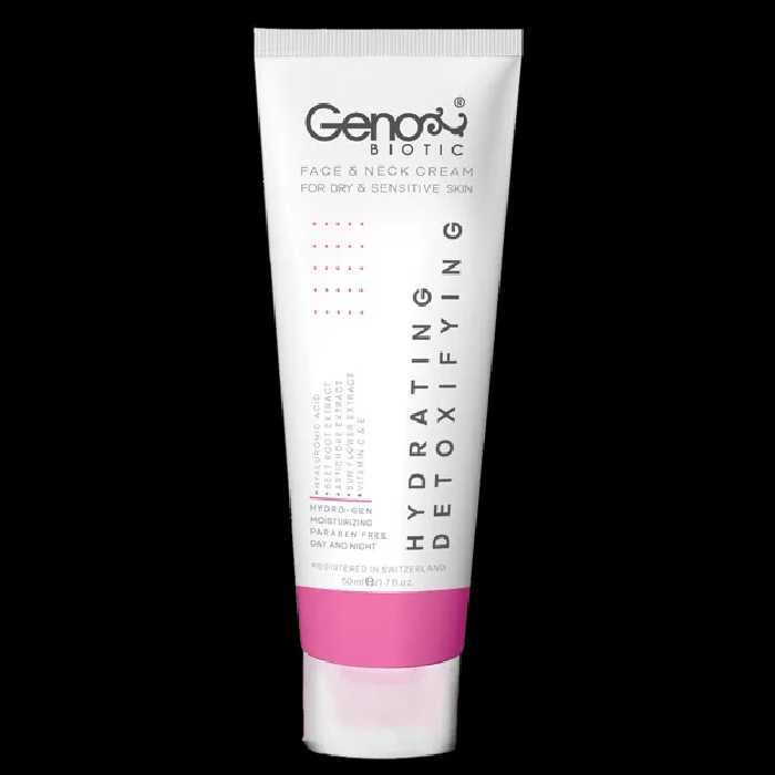 کرم رطوبت رسان صورت و گردن ژنوبایوتیک (مناسب پوست های خشک و حساس)