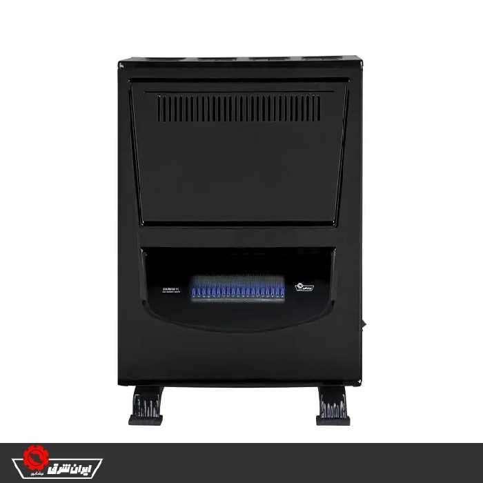 بخاری گازی ایران شرق 7000 مدل آذر A70 مشکی