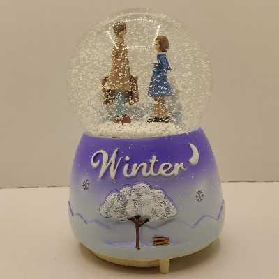 گوی موزیکال مدل کوکی طرح دیدار زمستانی