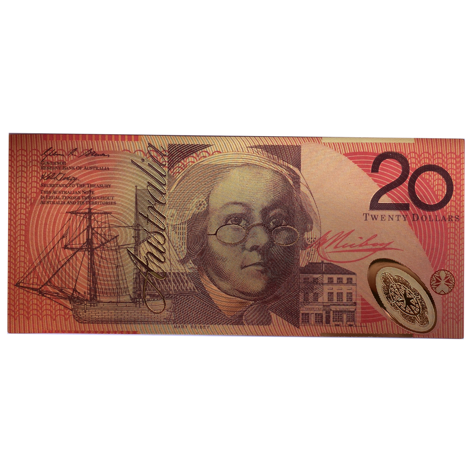 اسکناس تزیینی طرح ۲۰ دلار استرالیا