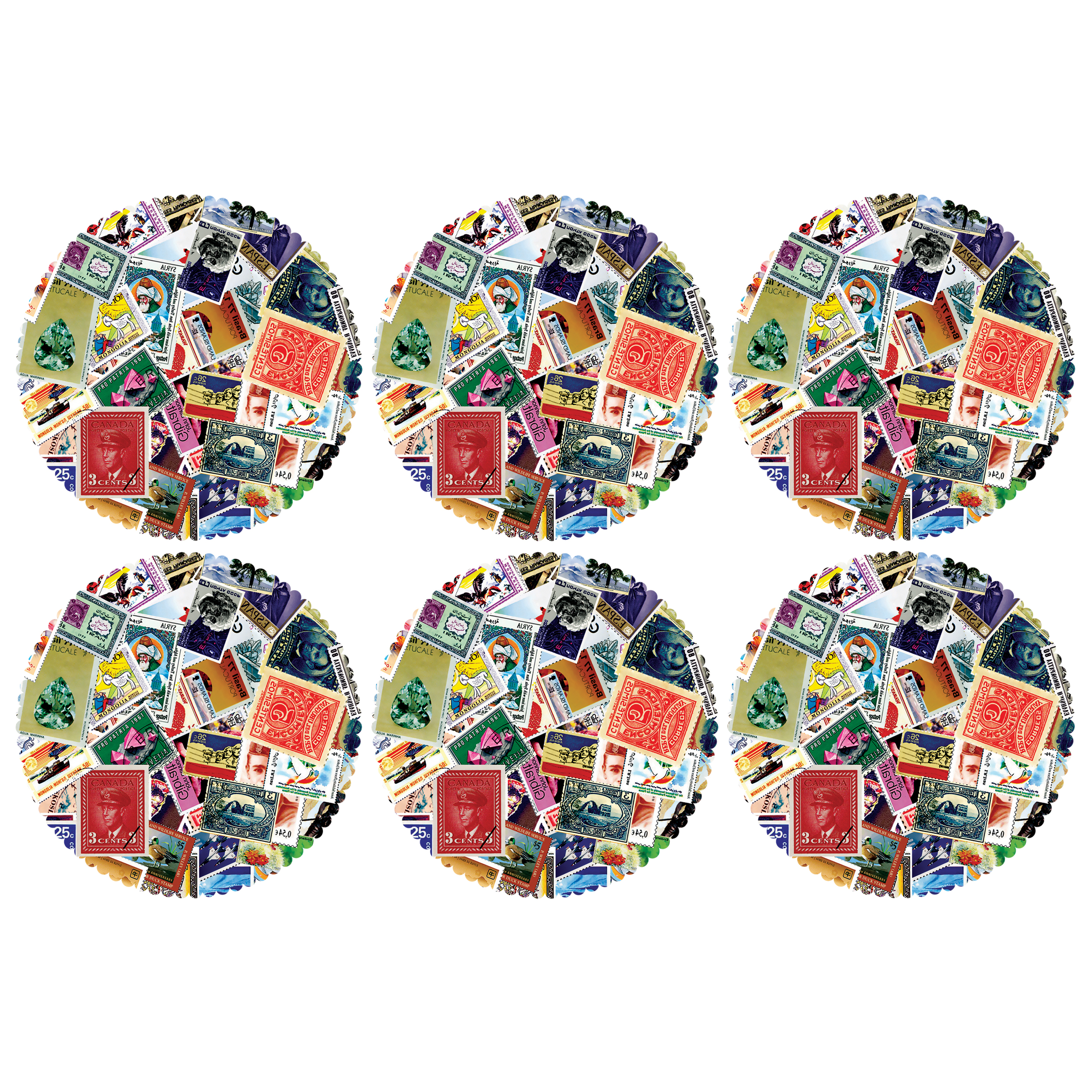 زیر لیوانی مدل C2-42154 بسته 6 عددی