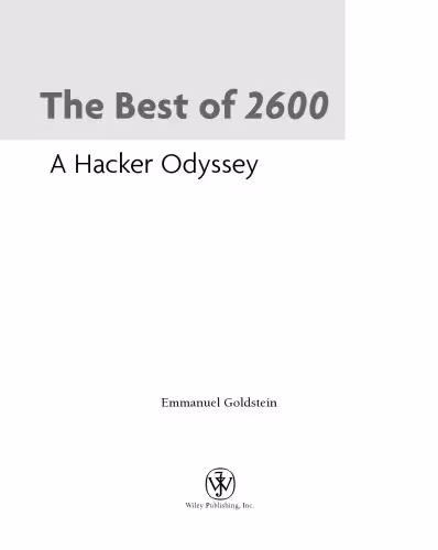 خرید و دانلود نسخه کامل کتاب The Best of 2600: A Hacker Odyssey