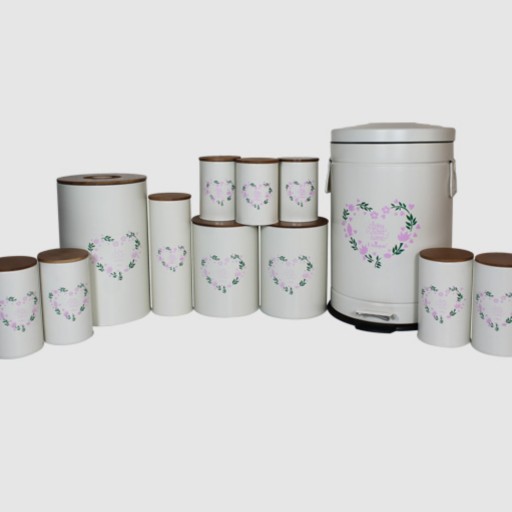 ست 12 پارچه فانتزی امور درب بامبو یونیک کد 8045