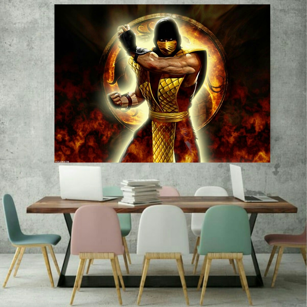 تابلو بوم طرح مورتال کمبت کد BH584