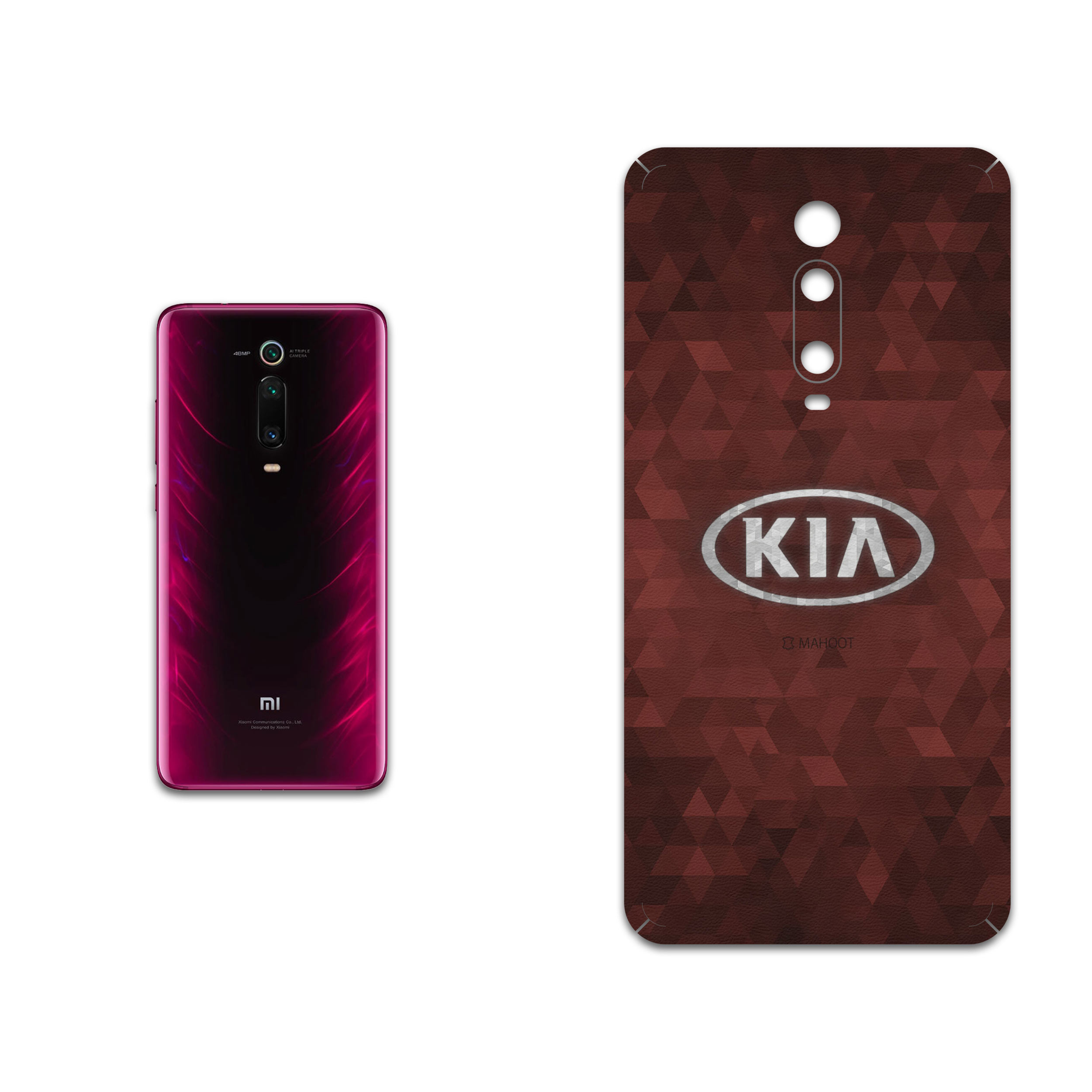 برچسب پوششی ماهوت مدل KIA مناسب برای گوشی موبایل شیائومی Mi 9t