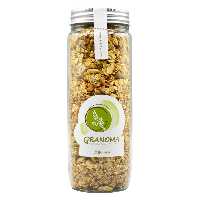 گرانولا چیا کره بادام زمینی مدل شیشه بزرگ 380 گرمی