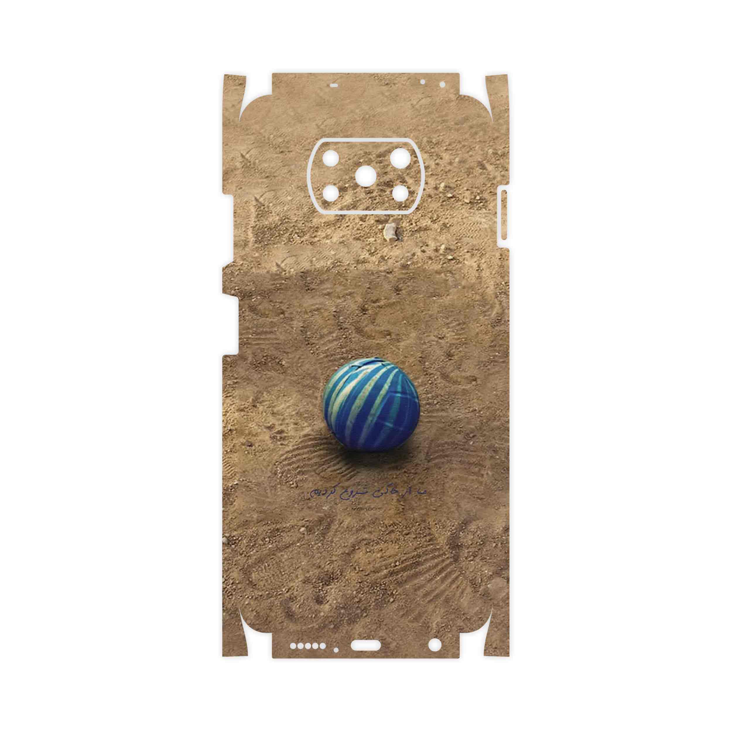 برچسب پوششی ماهوت مدل Ball Nostalgia-FullSkin مناسب برای گوشی موبایل شیائومی Poco X3 NFC