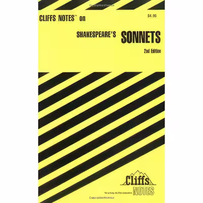 کتاب CliffsNotes on Shakespeares Sonnets اثر Carl Senna انتشارات Cliffs Notes