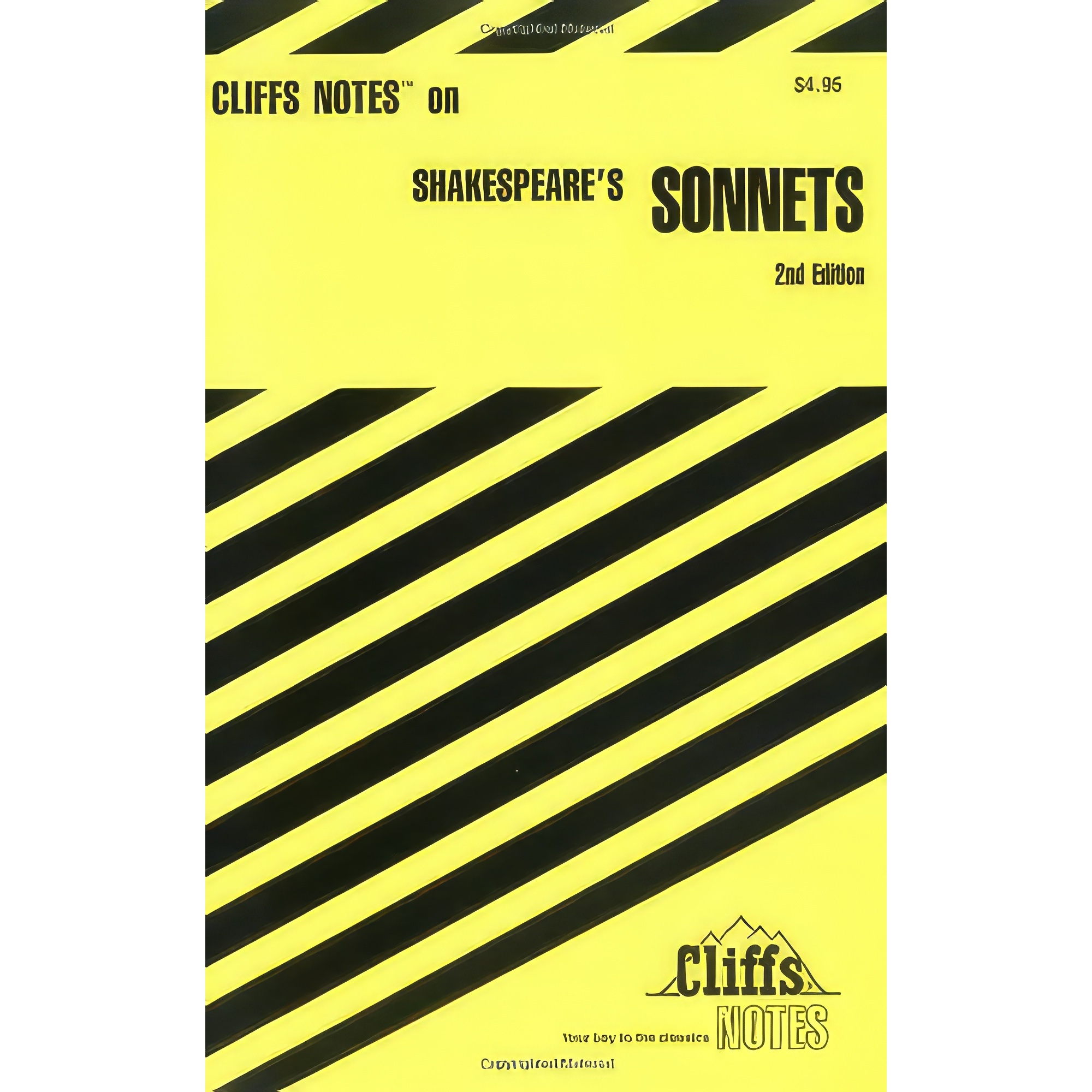 کتاب CliffsNotes on Shakespeares Sonnets اثر Carl Senna انتشارات Cliffs Notes