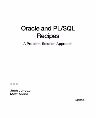 خرید و دانلود نسخه کامل کتاب Oracle and PL/SQL Recipes: A Problem-Solution Approach