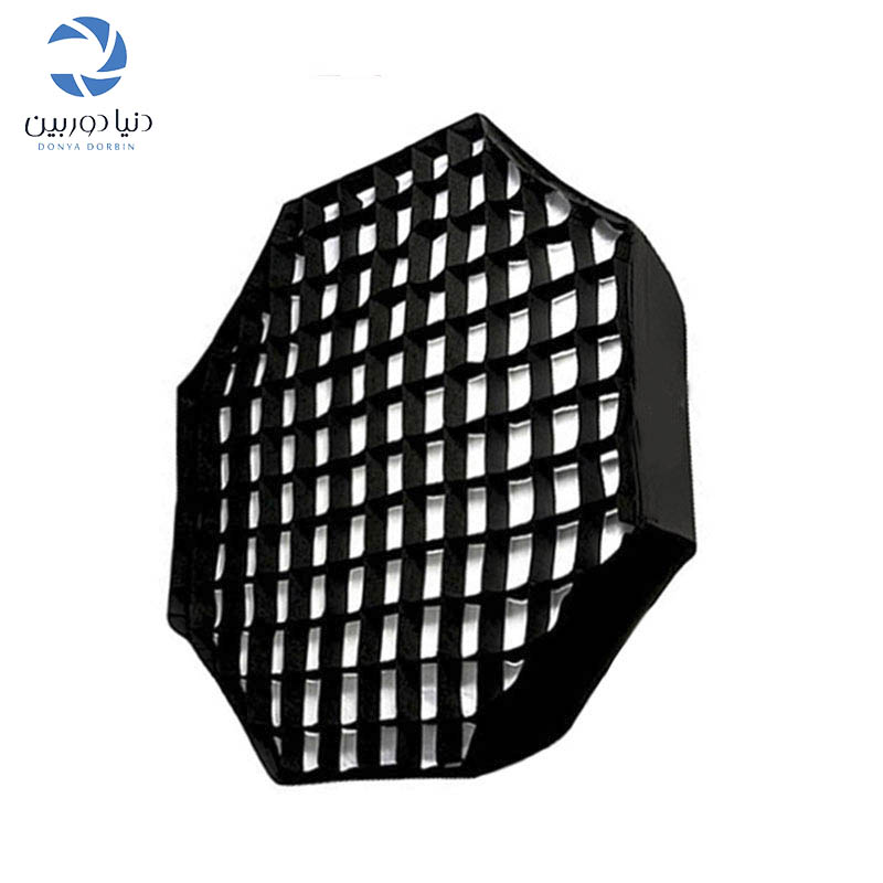 سافت باکس اکتا پرتابل  120cm گرید دار ﻿