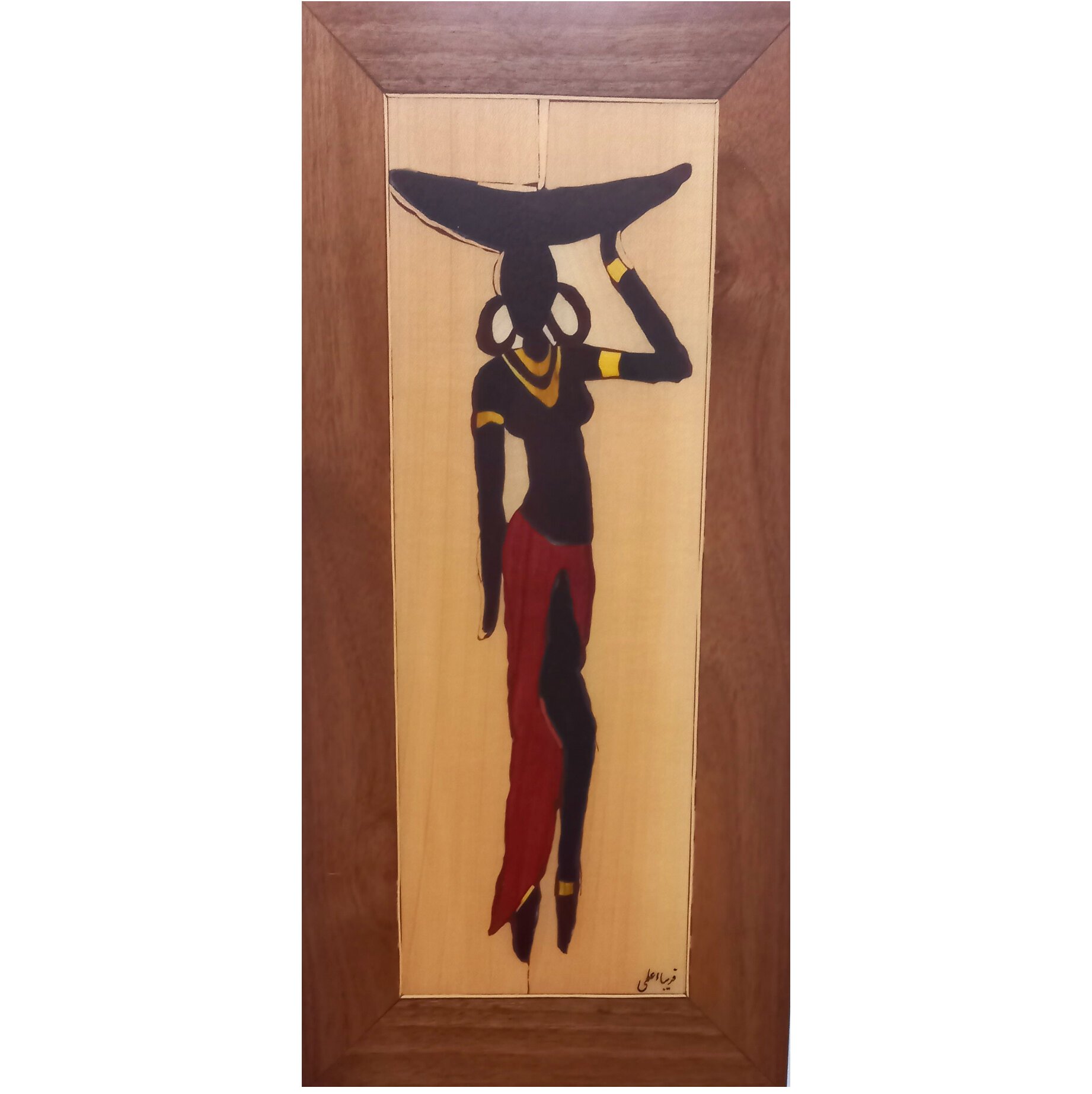 تابلوی معرق طرح مدرن استفاده از انواع چوب تماما کار دست مناسب برای تزیین دکوراسیون ، هدیه ای زیبا