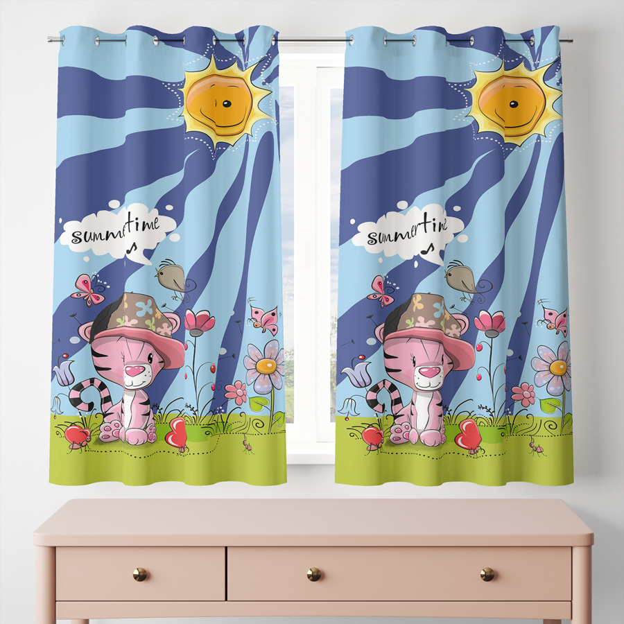 پرده مدل مخمل پانچی کد 8431 سایز 200x140 سانتی متر