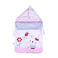 قنداق فرنگی مستطيل زيپدار طرح Little Bunny خرگوش كوچولو رزبرن