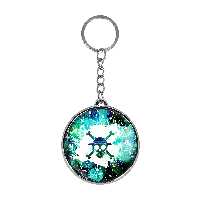 جاکلیدی خندالو طرح رورونا زورو و کلاه حصیری ها انیمه وان پیس مدل دوطرفه کد 1142011419