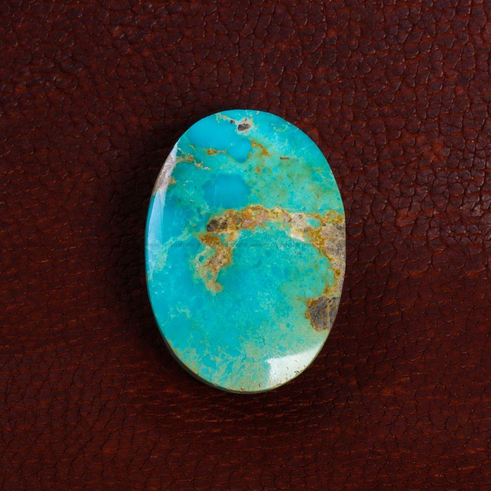 نگین فیروزه شجری کد 13965 - جواهری مشاهیر