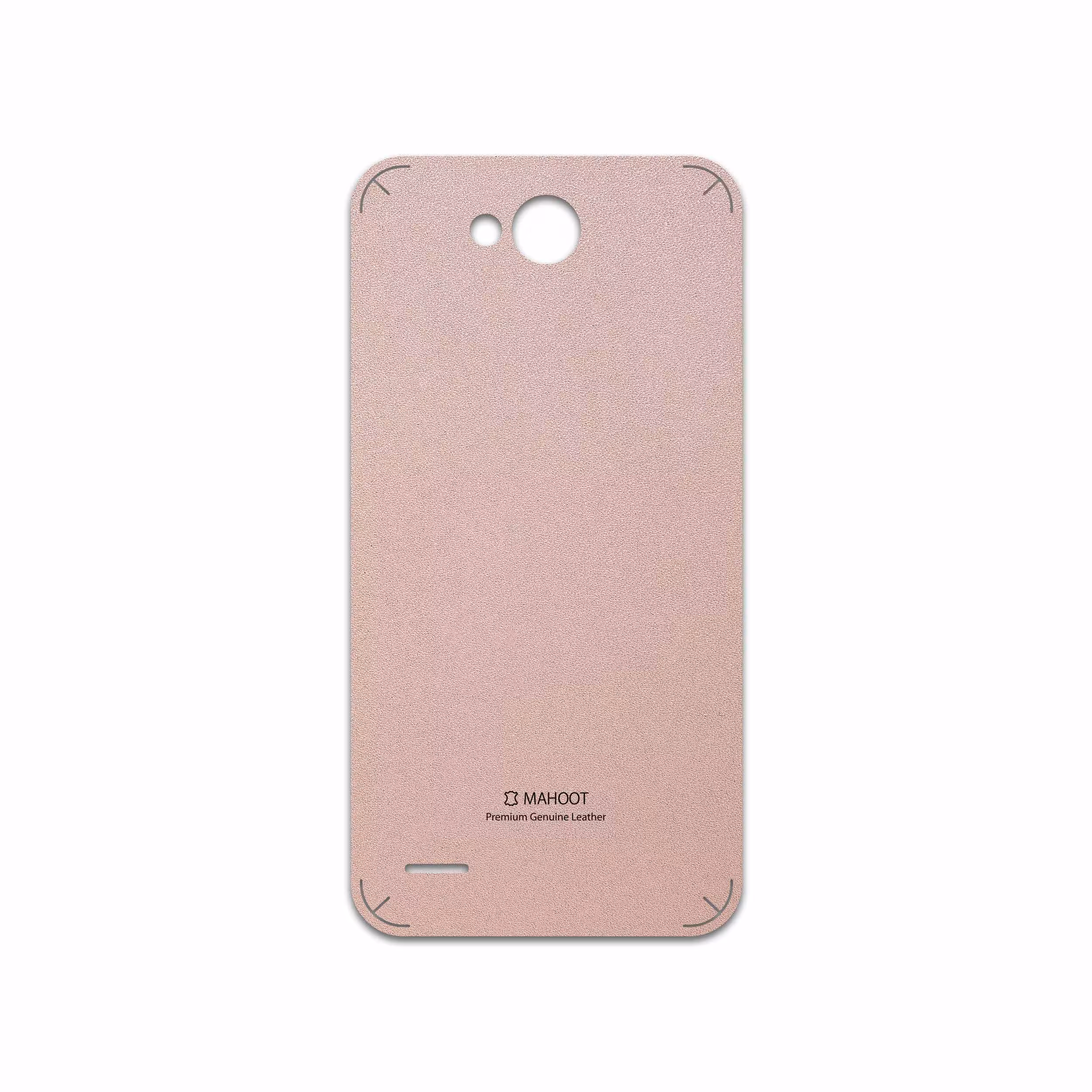 برچسب پوششی ماهوت مدل Rose Gold Leather مناسب برای گوشی موبایل ال جی X Power 2