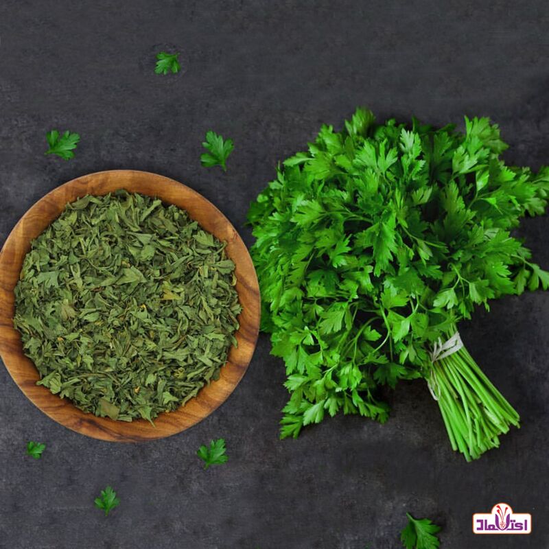 جعفری خشک اعلا 50 گرمی اعتماد امسالی و تازه(سبزی جعفری)