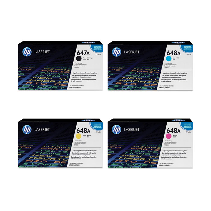تونر کارتریج لیزری رنگی اچ پی 648A