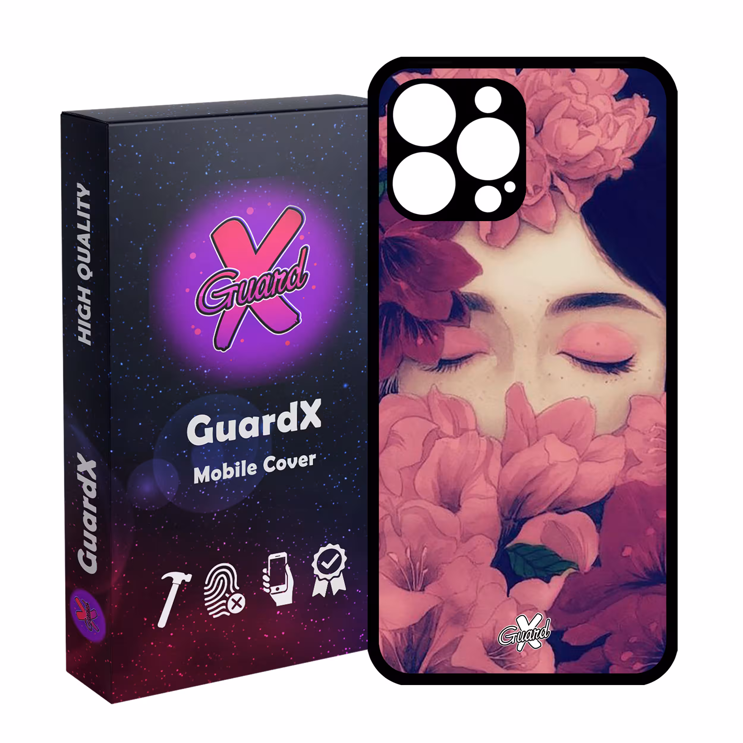 کاور گارد ایکس طرح Girl مدل Glass10027 مناسب برای گوشی موبایل اپل iPhone 13 Pro Max
