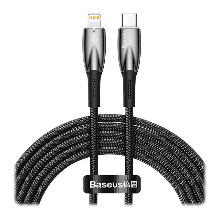 کابل تبدیل Type-C به Lightning بیسوس مدل Glimmer طول 2 متر
