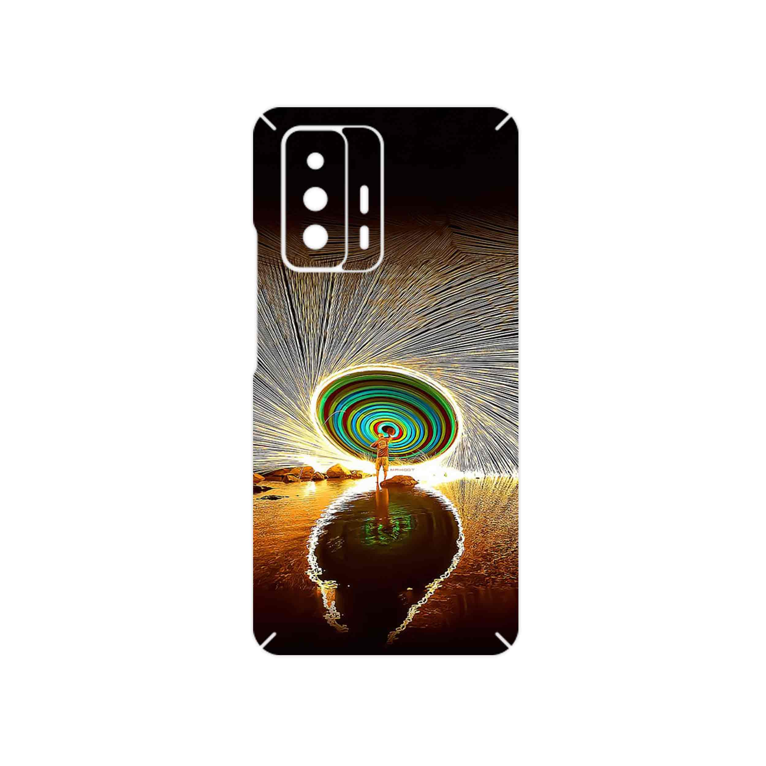 برچسب پوششی ماهوت مدل Night Light Fountain مناسب برای گوشی موبایل شیائومی 11T 5G