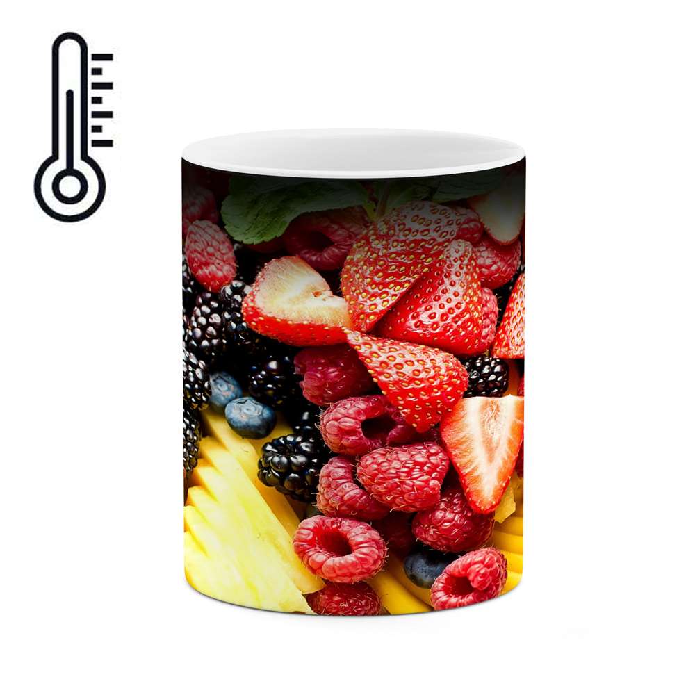 ماگ حرارتی طرح میوه ها مدل mgh12239