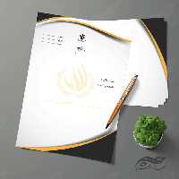 سربرگ لایه باز اداری شرکتی psd 3