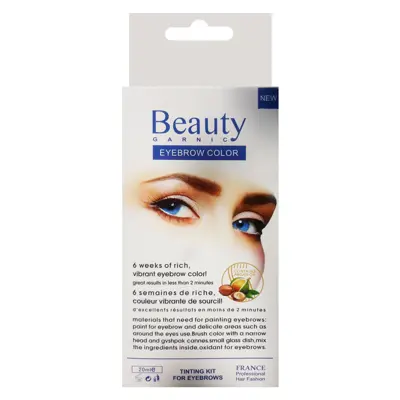  کیت رنگ ابرو بیوتی شماره bo6 حجم 20 میلی لیتر رنگ عسلی