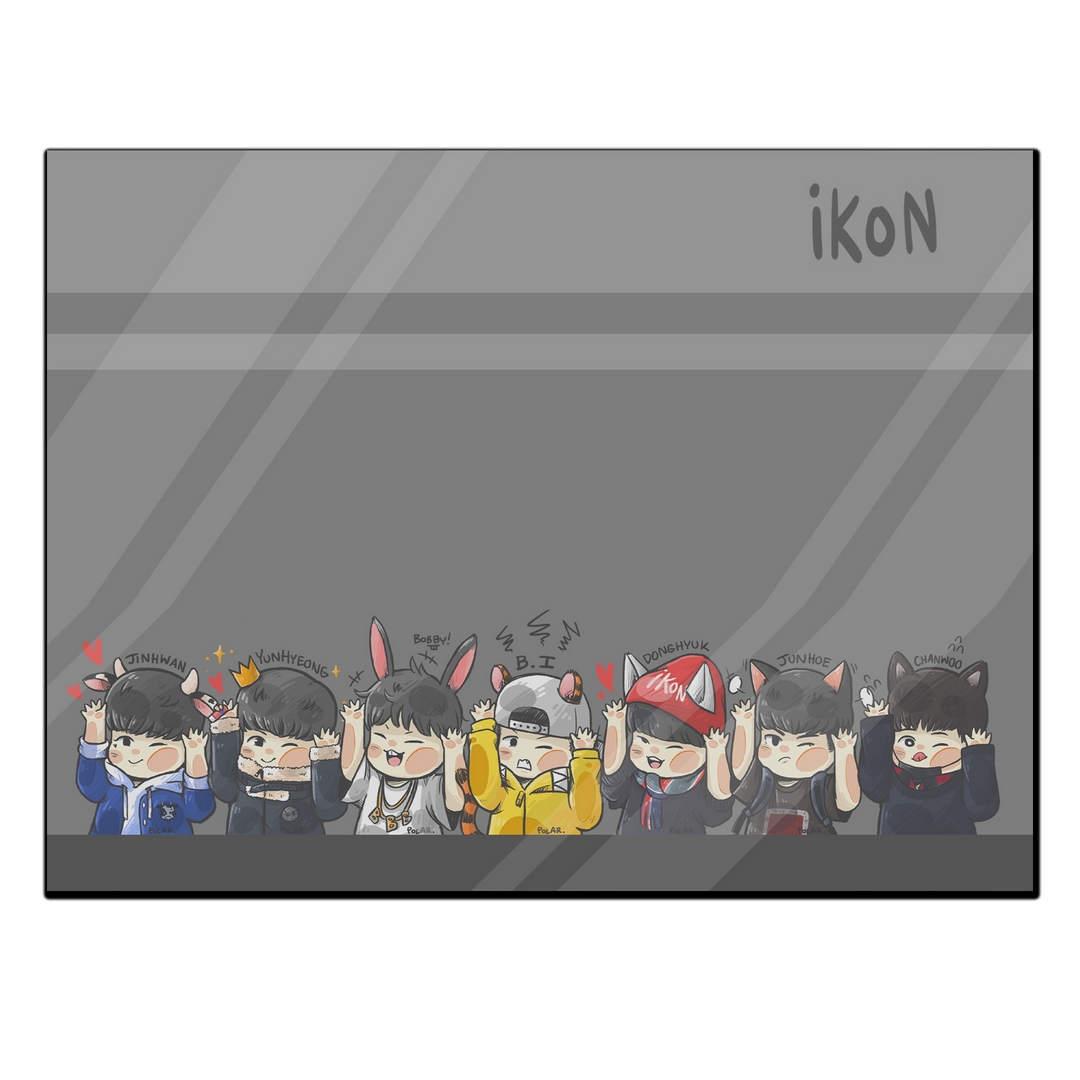 تابلو شاسی بکلیت طرح خواننده کامیک گروه کره ای آیکون مدل SH-S6374