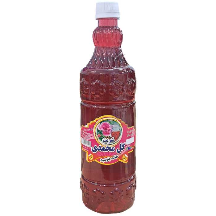 شربت گلاب (گل محمدی)، بسیار غلیظ ،یک لیتر ،برند بِه زی ،تولید کاشان ،خنک کننده بدن و مفوی اعصاب 