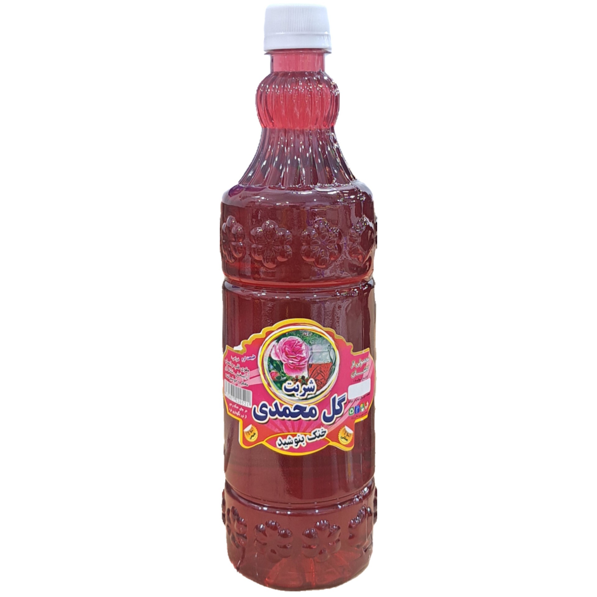 شربت گلاب (گل محمدی)، بسیار غلیظ ،یک لیتر ،برند بِه زی ،تولید کاشان ،خنک کننده بدن و مفوی اعصاب 