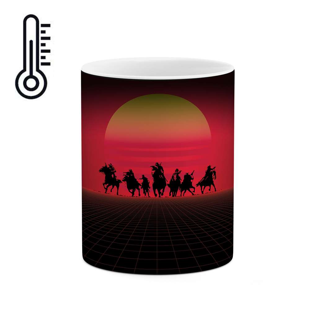 ماگ حرارتی طرح غروب صحرا مدل mgp00377