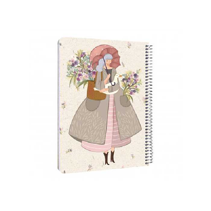 دفتر سیمی سایز A4 کد 14 برند مستر نوت