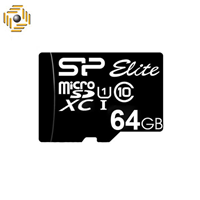 کارت حافظه microSDXC سیلیکون پاور مدل Elite کلاس 10 استاندارد UHS-I U1 سرعت 85MBps ظرفیت 64 گیگابایت