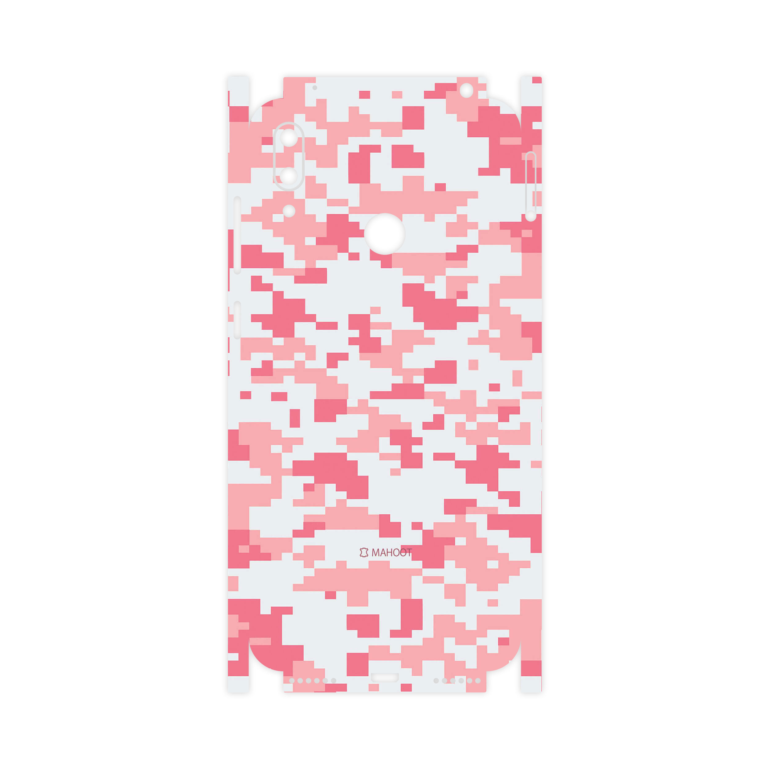 برچسب پوششی ماهوت مدل Army-Pink-pixel-FullSkin مناسب برای گوشی موبایل هوآوی Y7 Prime 2019