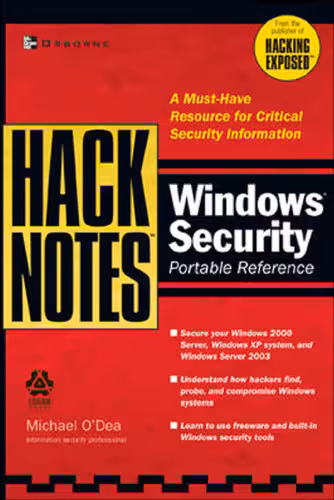 خرید و دانلود نسخه کامل کتاب HackNotes Windows Security Portable Reference
