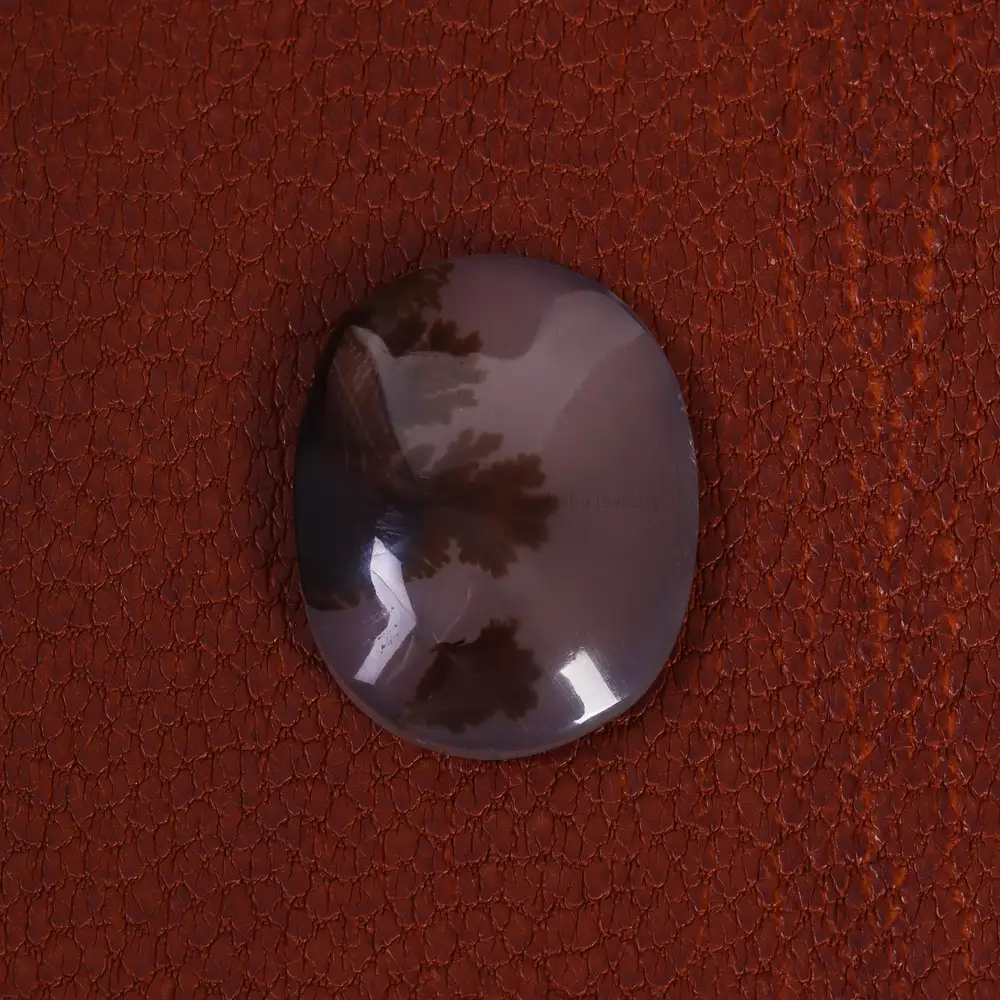 نگین عقیق شجر کد 21401 - جواهری مشاهیر