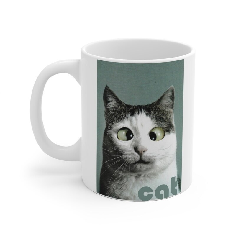 ماگ طرح گربه Cat مدلNM1242