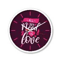 ساعت رومیزی مدل عشق کد 2542