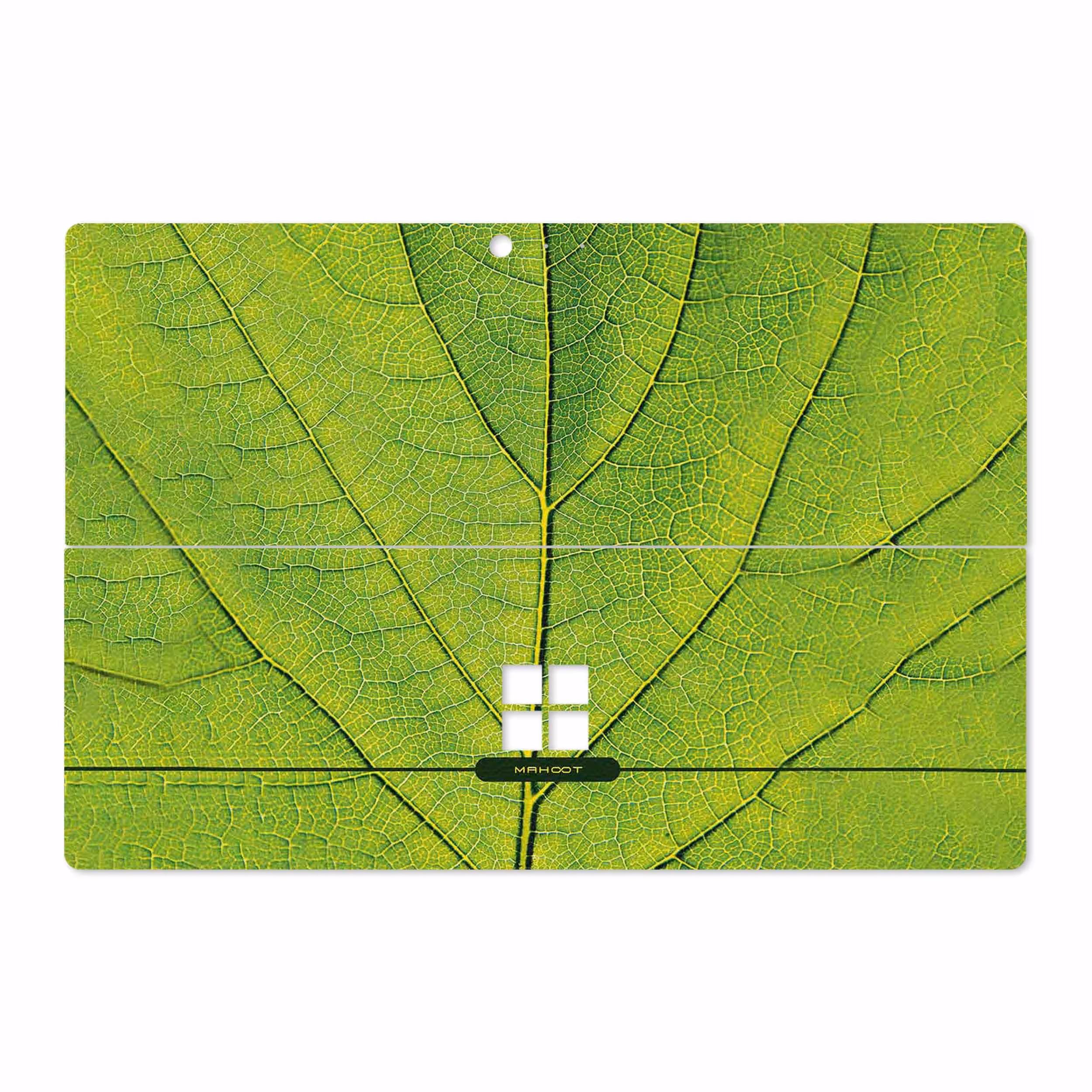 برچسب پوششی ماهوت مدل Leaf-Texture مناسب برای تبلت مایکروسافت Surface Pro 4 2015