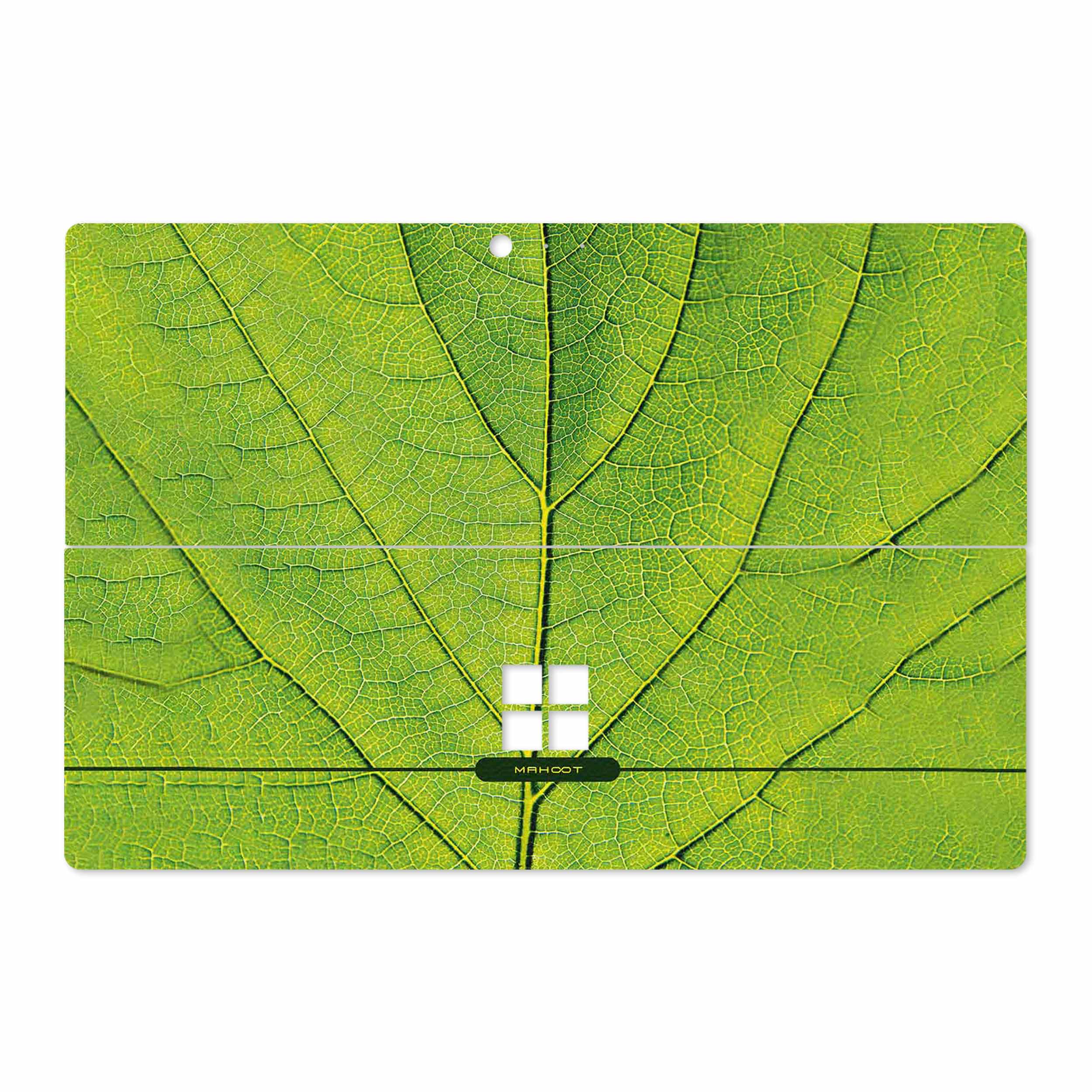 برچسب پوششی ماهوت مدل Leaf-Texture مناسب برای تبلت مایکروسافت Surface Pro 4 2015