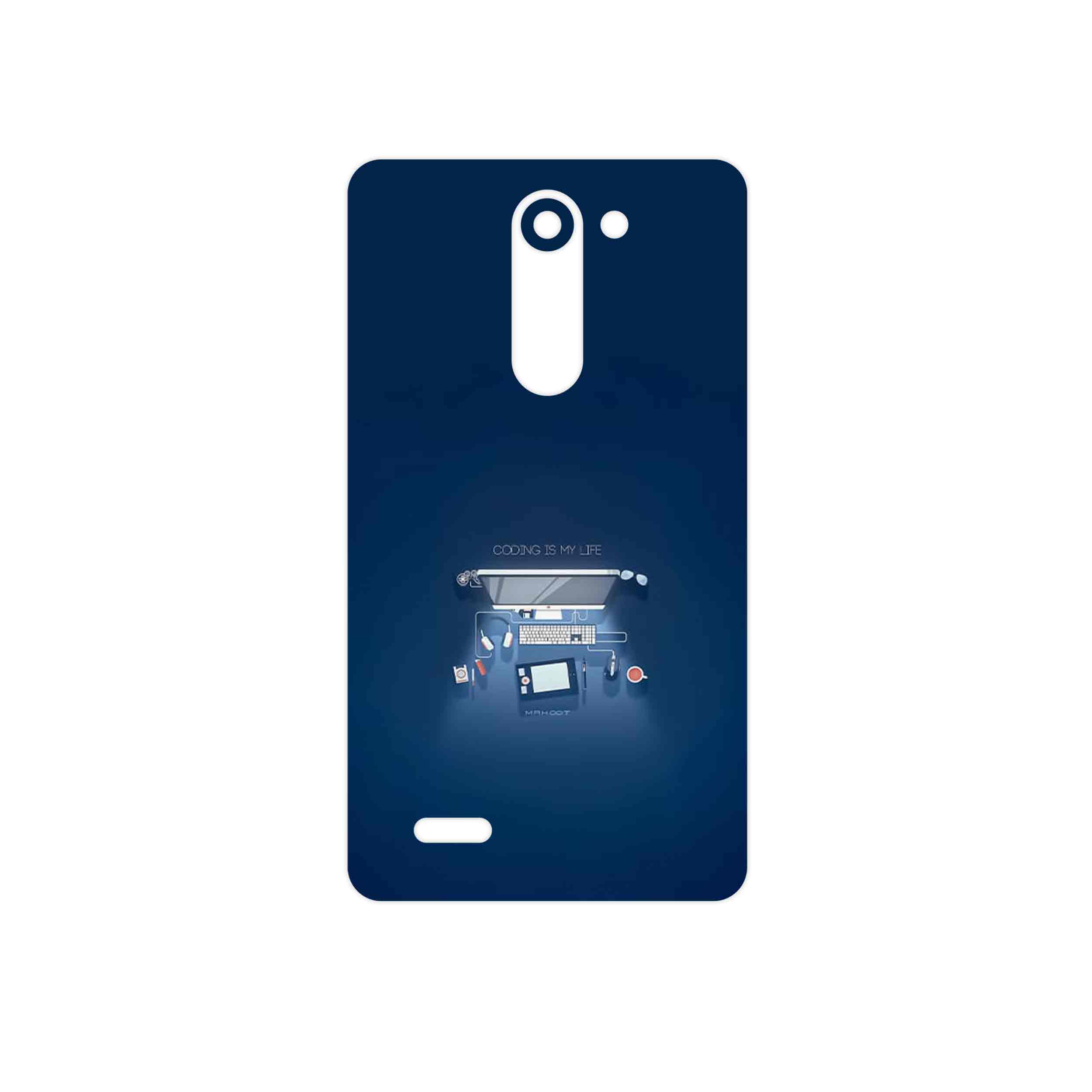 برچسب پوششی ماهوت مدل Programming 3 مناسب برای گوشی موبایل ال جی L Bello