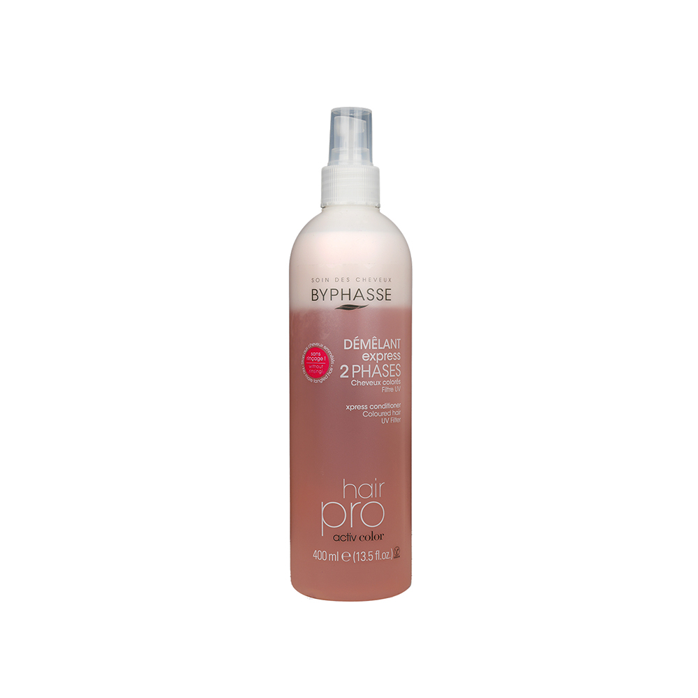 اسپری دوفاز موهای رنگ شده بایفاس مدل Active Color حجم 400 میلی لیتر - فروشگاه تخصصی محصولات پوست و مو تیراژه