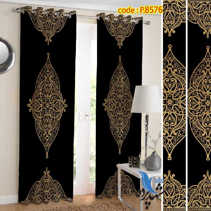 پرده پانچ طرح پتینه p8576