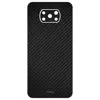 برچسب پوششی سلبیت مدل 3D black Carbon fiber Texture مناسب برای گوشی موبایل شیائومی Poco X3 NFC